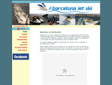 Tablet Screenshot of barcelonajetski.com